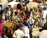 Woodcutters on a Kathmandu Street