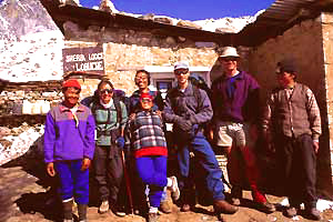 The group at Lobuche