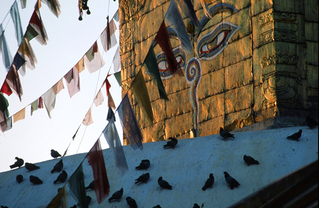 sun rise over Kathmandu